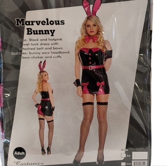 Nwt Music Legs Marvelous Bunny adult costume M/L - Picture 3 of 8